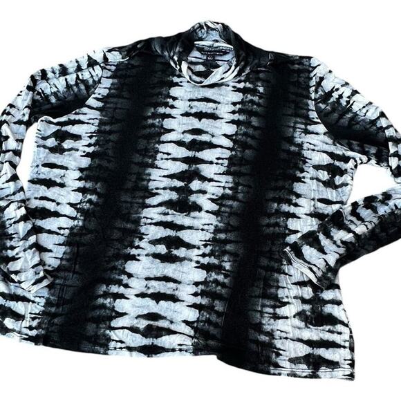 ROCK & REPUBLIC tie-dye, turtleneck, women's size XL - Picture 2 of 6